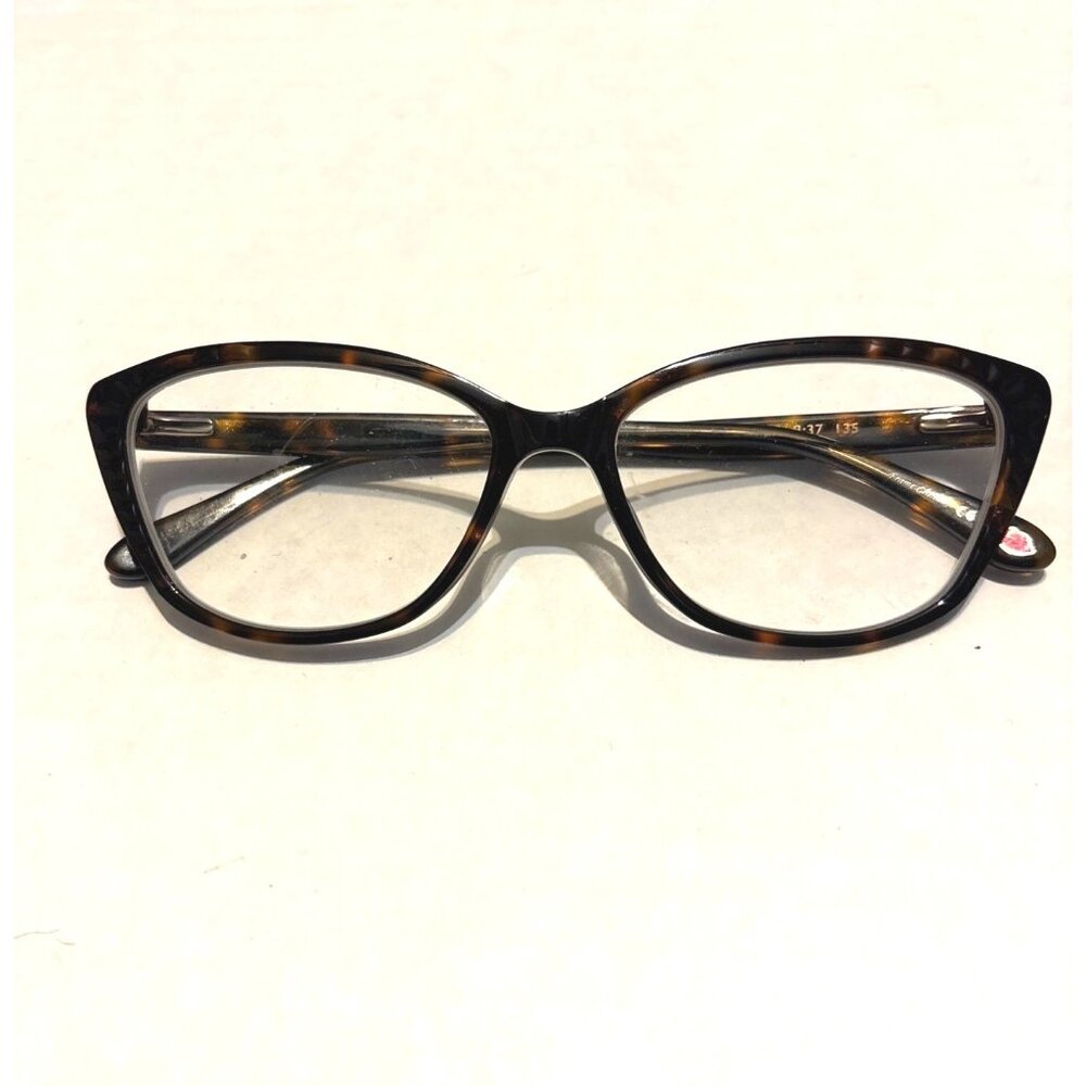 Lulu Guinness Tortoise Shell Cat-Eye Glasses Frame Only LG 94 Chic Wear Stylish